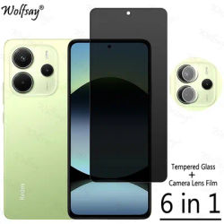 Privacy Screen Protector For Redmi Note 14 4G Anti-Spy Tempered Glass Redmi Note 14 Glass For Redmi Note 14 4G Glass 6.67 inch