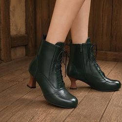 Rococò Vittoriano Rinascimento Scarpe A stivale Costume Per donna Reale Mascherata Abbigliamento Quotidiano Adulti Scarpe