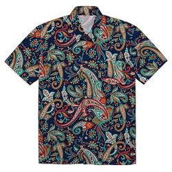 Retrò Vintage Anni '70 Camicia Camicia Aloha Hippie Disco Floreale Margherita Costume Per uomo Mascherata Vacanza Feste Parata dell'Orgoglio Adulti Camicia