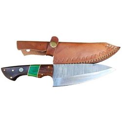Paladin Damascus Steel Carving Knife 6 in Blade Damascus Steel Wood PE-6DM-CK-2008