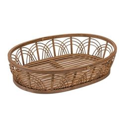 Natral Wooden Tray 20"L by Melrose in Brown