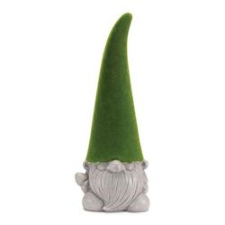 Mossy Terra Cotta Gnome Statue (Set of 2) by Melrose in Green/grey