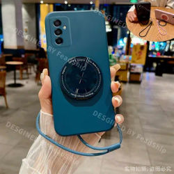 Phone Case Magnetic Holder For Samsung Galaxy M51 M53 M55 M35 M34 M33 Silicone Soft Cover M21 M31 M15 M14 M13 Case with Bracket