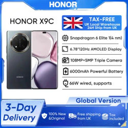HONOR X9c Global Version 5G Smartphone 6.78" 120 Hz AMOLED Drop-Resistant Display Triple Cameras 6600mAh Battery Dual SIM
