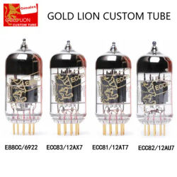 Genalex Gold Lion ECC81 ECC82 ECC83 E88CC Vacuum Tube Upgrade 12AX7 12AU7 12AT7 6922 Vintage Audio Amplifier Guitar AMP DIY HIFI