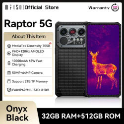 IIIF150 Raptor 5G Rugged Smartphone Android 14 Rugged Mobile Phone 6.78'' 120Hz AMOLED Display 16GB+512GB 50MP 10000mAh 65W