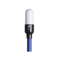 Firefly Stern Light Diamond SeriesBlueCarbon Fiber Extends to 9 ft 4 inchesHigh Output LED Bulb Custom No Glare Globe DSSL01BBU