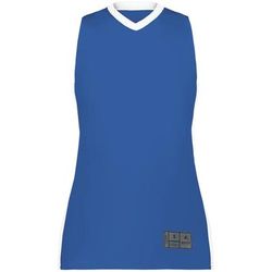 Augusta Sportswear 6888 Athletic Women's Match-Up Basketball Jersey T-Shirt in Royal/White size Large | Polyester
