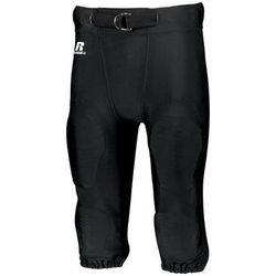 Russell Athletic F2562M Deluxe Game Football Pant in Black size 3XL | Nylon/Spandex Blend