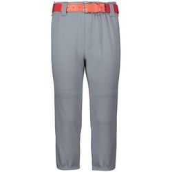 Augusta Sportswear 6851 Athletic Youth Gamer Pull-Up Baseball Pant With Loops in Blue Grey size XL | Polyester