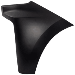 Replacement Bumper Filler Primed, Front, Driver Side, Outer, 1-year unlimited-mileage warranty GC01110010Q