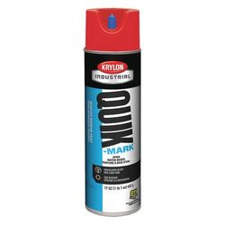 Krylon Quik Mark Inverted Water Based Marking Paints (Carton of 12) Apwa Brilliant Red