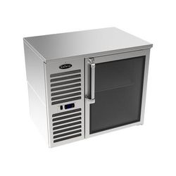 Krowne LS36L-KNS 36" Bar Refrigerator - 1 Swinging Glass Door, Silver, 115v