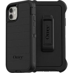Otterbox Defender Series Pro Rugged Carrying Case Holster For Apple Iphone 11 Smartphone, Black