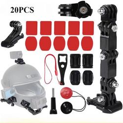 TEMU For Hero Motorcycle Helmet Extension Arm Camera Helmet Chin Mount Accessories Set For 11 6 5 Camer