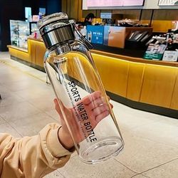 TEMU 1pc 1.2l/1.5l/ 2l Carafe With Pouch Portable Sports Water Bottle Outdoor Travel Leakproof Drinkware Bottle With Infuser