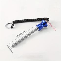 TEMU 1 Blue Aluminum Alloy Magnetic Weight Stack Pin With Pull Rope - , For Fitness Equipment, & Rust-resistant, Ideal For Training, Gym Accessories