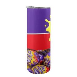TEMU 1pc 20oz Cadbury Creme Egg Stainless Steel - Double-walled Insulated Travel Mug With Lid & Straw, Ideal For Camping/home, Fitness Cup, Reusable, Only, Perfect Gift