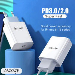 PD20W USB C charger fast charging wall adapter for iPhone 16 15 14 13 12 11 x 8 Pro Max for iPad apple phone adapter plug EU US