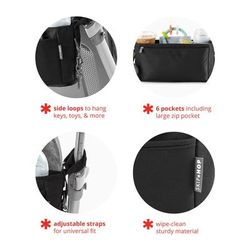 Skip Hop Grab & Go Ultra Stroller Organizer - Black