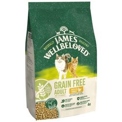 4kg Grain Free Turkey Adult James Wellbeloved Dry Cat Food