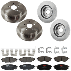 TRW Brake Disc and Pad Kit, Front Rear, KIT-073024-9560