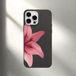 TEMU Lily Pattern Uv Printing Phone Cover 360 Degree Full Protection For Iphone 11 12 13 14 Pro Max 15 16 Xr X/ Xs 7 8 Plus Se Mini For Smartphone Best Gift Birthday Gift