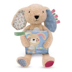 Sensory Snuggables Medium Plush Rabbit With Cloth Book