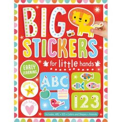 Big Stickers for Little Hands: Early Learning (paperback) - by Amy Boxshall