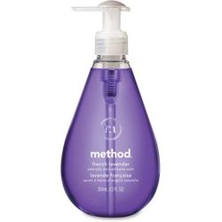 Method French Lavender Gel Hand Wash - French Lavender Scent - 12 Oz - Pump Bottle Dispenser - Bacteria Remover - Hand - Lavender