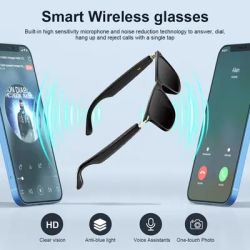 Smart Audio AI Bluetooth Sunglasses Polarized Blue Light Filtering Photochromic Men's Translate Glasses Wireless Communication
