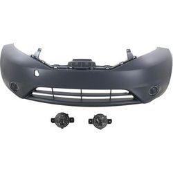 Replacement Bumper Cover Primed, Front, 1-year unlimited-mileage warranty KIT-BCFL-0935