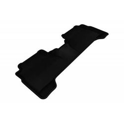 3D Mats USA Floor Made of Rubber Black Molded Liner KAGU All-Weather Custom Fit Series, Second Row, L1FR05621509