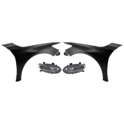 Replacement Fender Steel Primed, Front, Driver & Passenger Side, 1-year unlimited-mileage warranty KIT-030323-31003