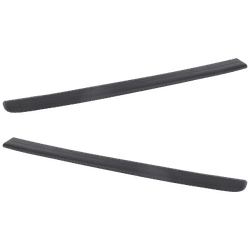 Replacement Bed Rail Cap Plastic Black Textured, Driver & Passenger Side, 1-year unlimited-mileage warranty SET-RT58150003