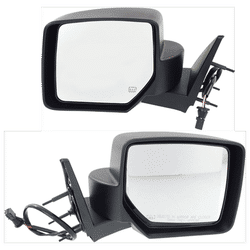 JC Whitney Mirror Textured Black, Driver & Passenger Side, 1-year limited warranty SET-JDG56ER