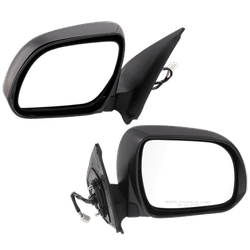 JC Whitney Mirror Textured Black, Driver & Passenger Side, 1-year limited warranty SET-JTY168ER