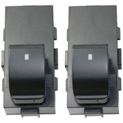 JC Whitney Window Switch Black, Front & Rear, Driver Passenger Side, 1-year unlimited-mileage warranty SET-JRC50520007-2