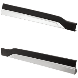 Replacement Door Molding & Beltlines Textured, Front, Driver Passenger Side, Lower, 1-year unlimited-mileage warranty SET-RS46170009