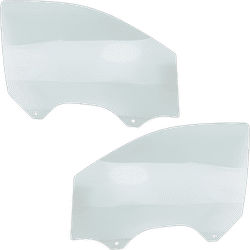 JC Whitney Door Glass, Front, Driver & Passenger Side, 1-year unlimited-mileage warranty SET-JRC48010069