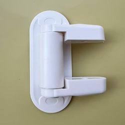 TEMU 1pc Safety Lock, Door Handle Lock, Home Lock, No Damage Adhesive, Multifunctional Pvc Safety Device, Matte Surface, Ensuring Safe And Stylish Family Safety