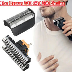 Replacement Foil Cutter Shaver Head for Braun Electric Shavers 30B 310 330 Series Good Performance Replacement Foil Head