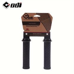 TEMU 1pc Silicone Mountain Bike Grips, Lockable Mtb Cuffs, Shock-absorbing Anti-slip Handlebar Covers For Cycling, Mountain Bike Accessories
