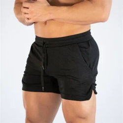 Quick Dry Breathable Muscle Running Sports Shorts, Marathon Capris, Fitness Beach Pants, Tight Mesh Fabric, Hip-hop Style, New,