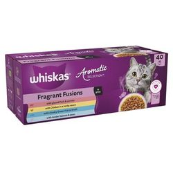 40x85g Fragrant Fusions in Gravy Aromatic Selection Whiskas Wet Cat Food