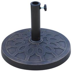 TEMU 13kg Garden Parasol Base, Round Resin Umbrella Stand Holder, Heavy Duty Parasol Stand For 38mm Or 48mm Outdoor Umbrella Poles