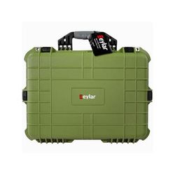Eylar Medium 20in Waterproof Gear/Gun Hard Case w/Foam Green SA00002-GRN