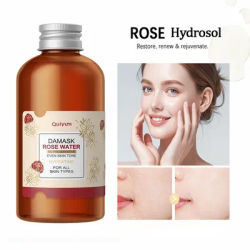 Rose Water For Face Facial Toner Organic Rose Petals Essence Moisturizing Serum Refresh Elastic Shrink Pores Skin Care