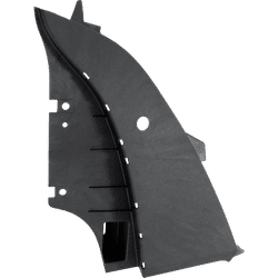 Replacement Bumper Filler Black, Front, Passenger Side, 1-year unlimited-mileage warranty RC04030007Q
