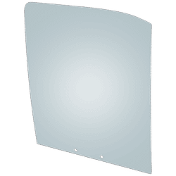 JC Whitney Door Glass, Front, Passenger Side, 1-year unlimited-mileage warranty JRF48010033